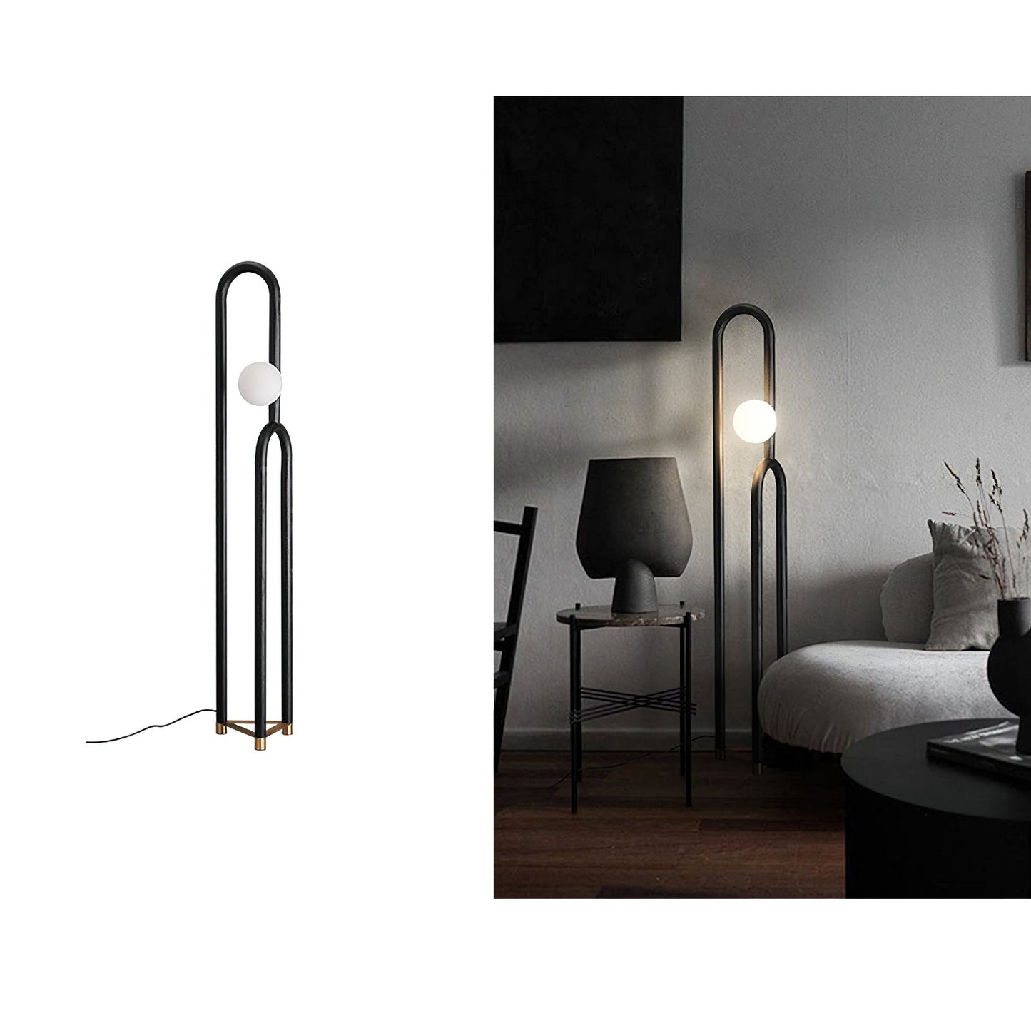 Arc N Torchiere Lamp Floor Lamp