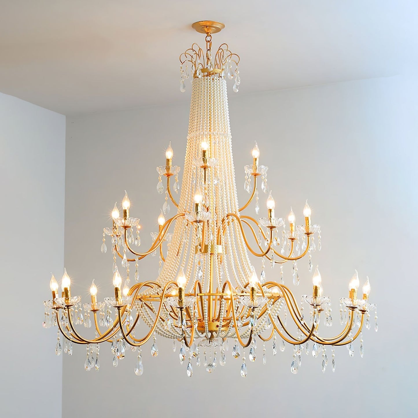 Arcadia Gold Crown Chandelier