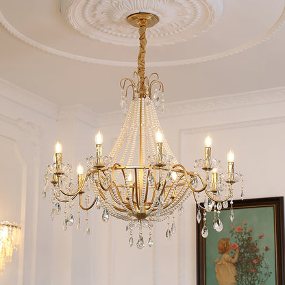 Arcadia Gold Crown Chandelier