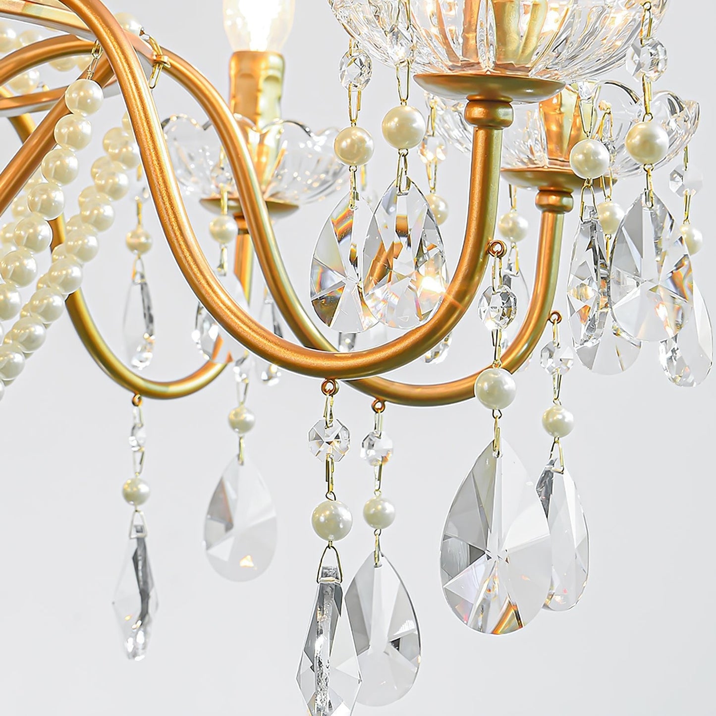 Arcadia Gold Crown Chandelier