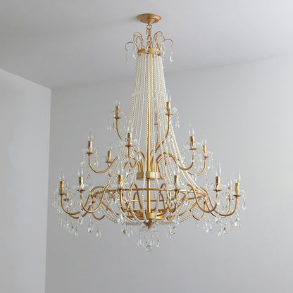 Arcadia Gold Crown Chandelier