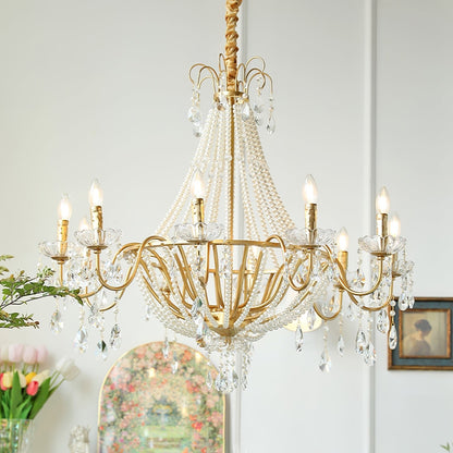 Arcadia Gold Crown Chandelier