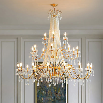 Arcadia Gold Crown Chandelier