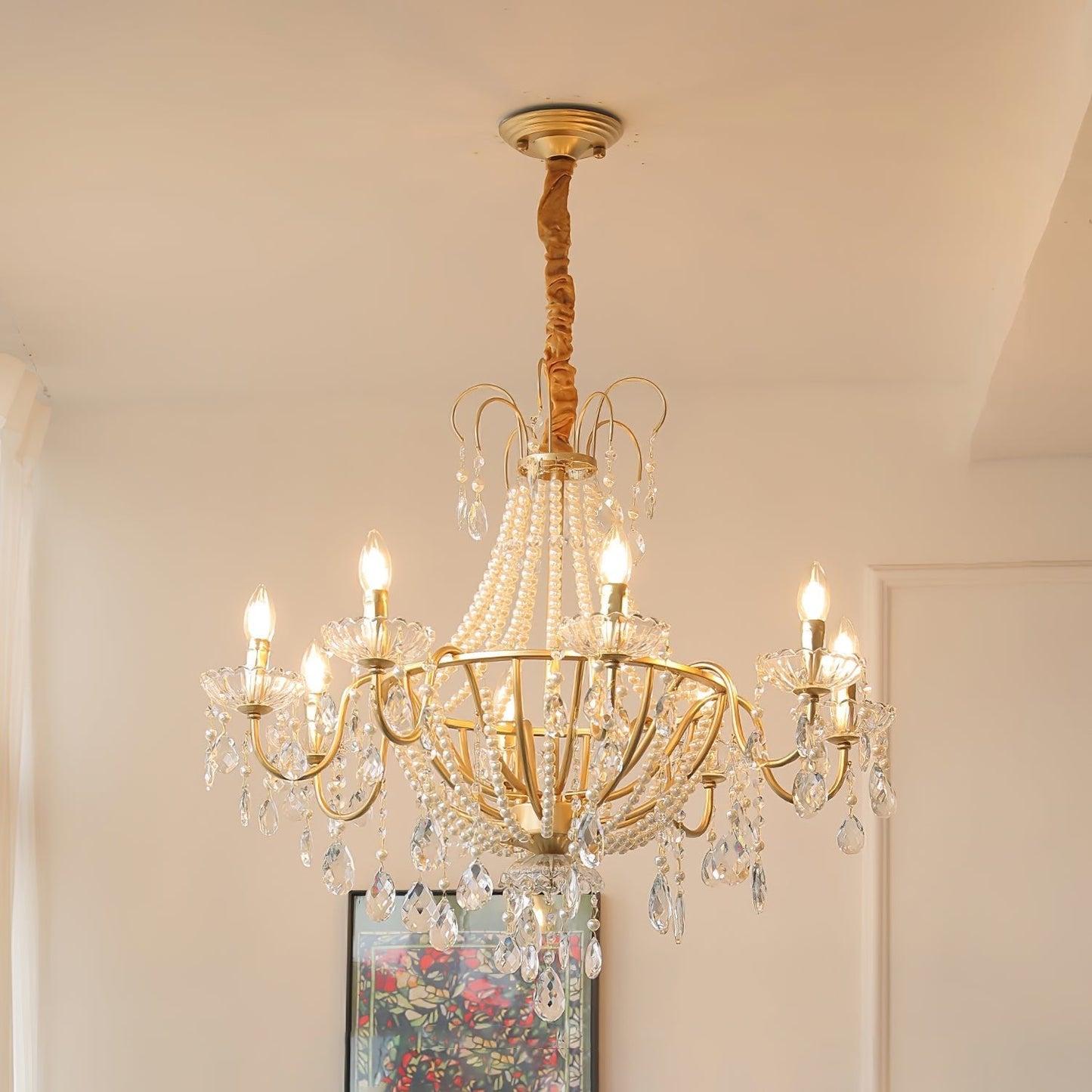 Arcadia Gold Crown Chandelier