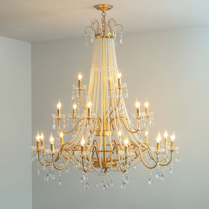 Arcadia Gold Crown Chandelier