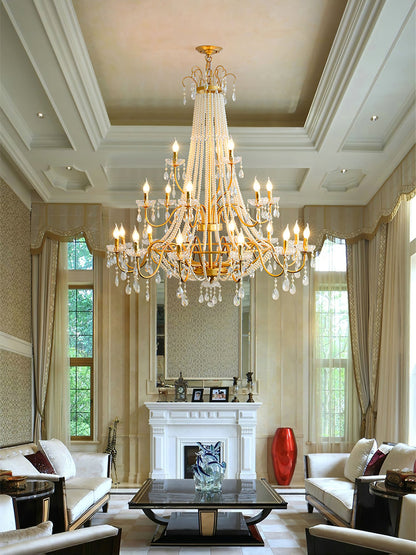 Arcadia Gold Crown Chandelier