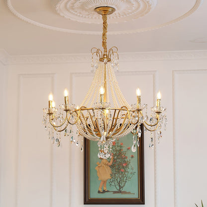 Arcadia Gold Crown Chandelier