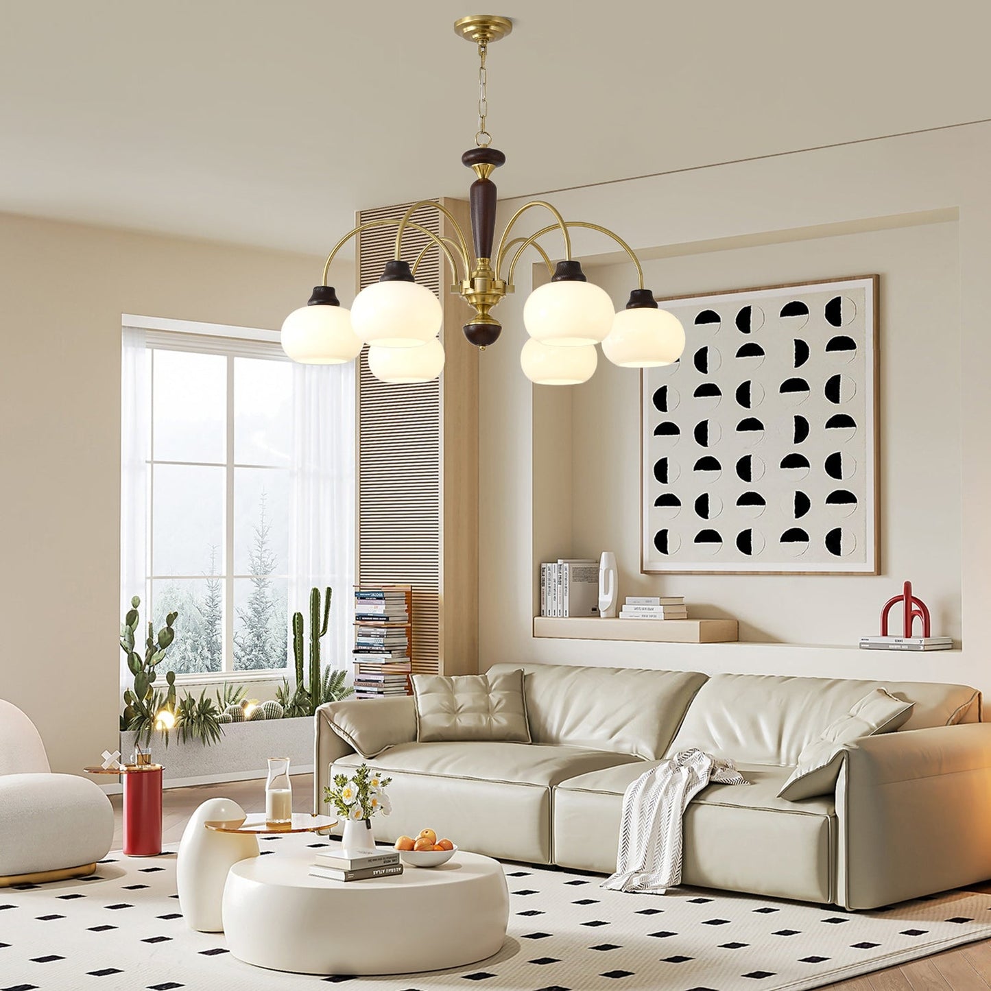 Arched Globe Pendant light Chandelier