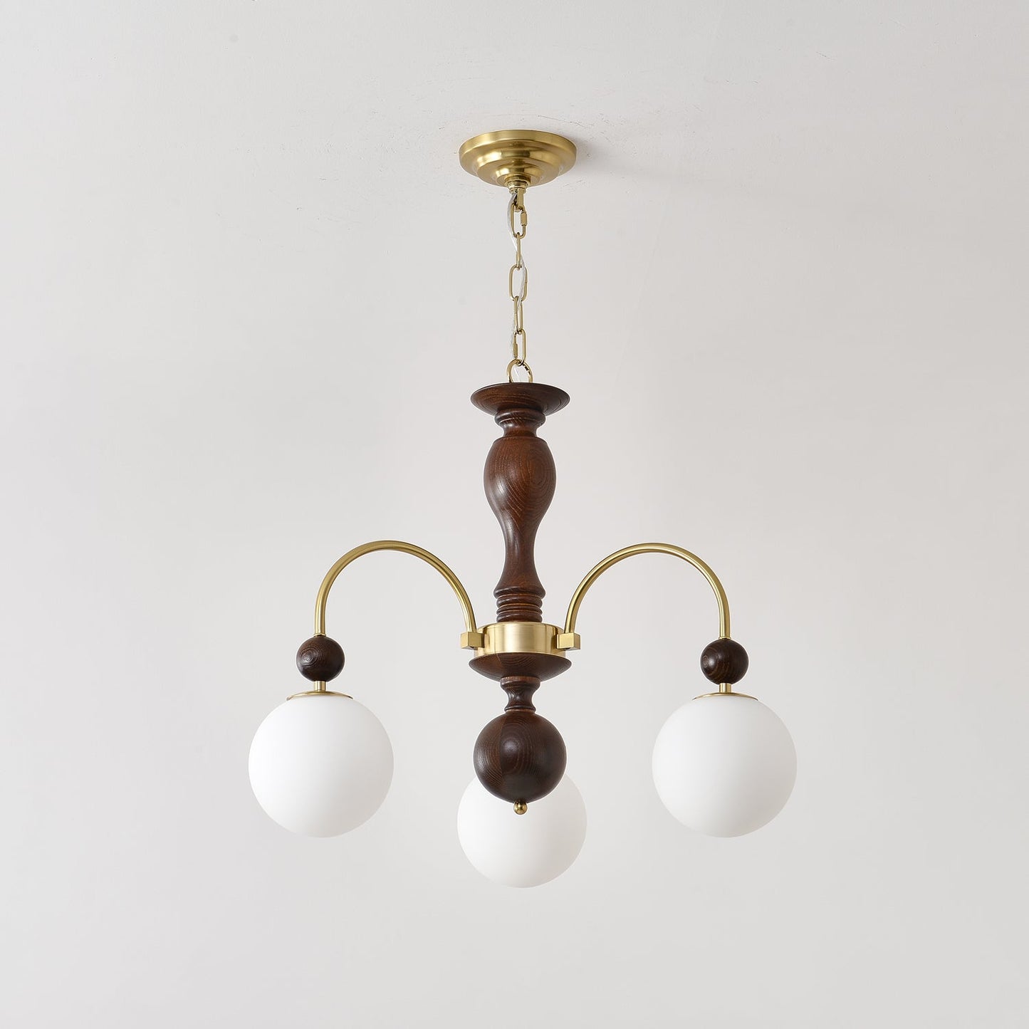 Archway Walnut Color Candelabrum Chandelier