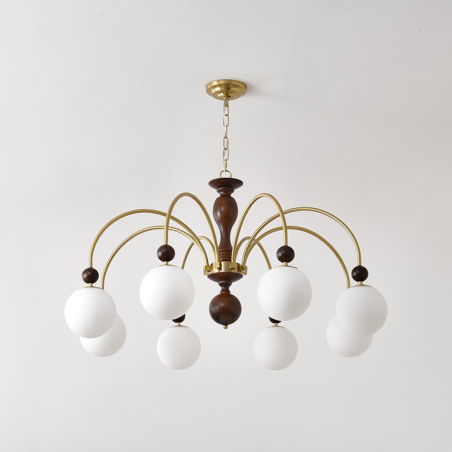 Archway Walnut Color Candelabrum Chandelier