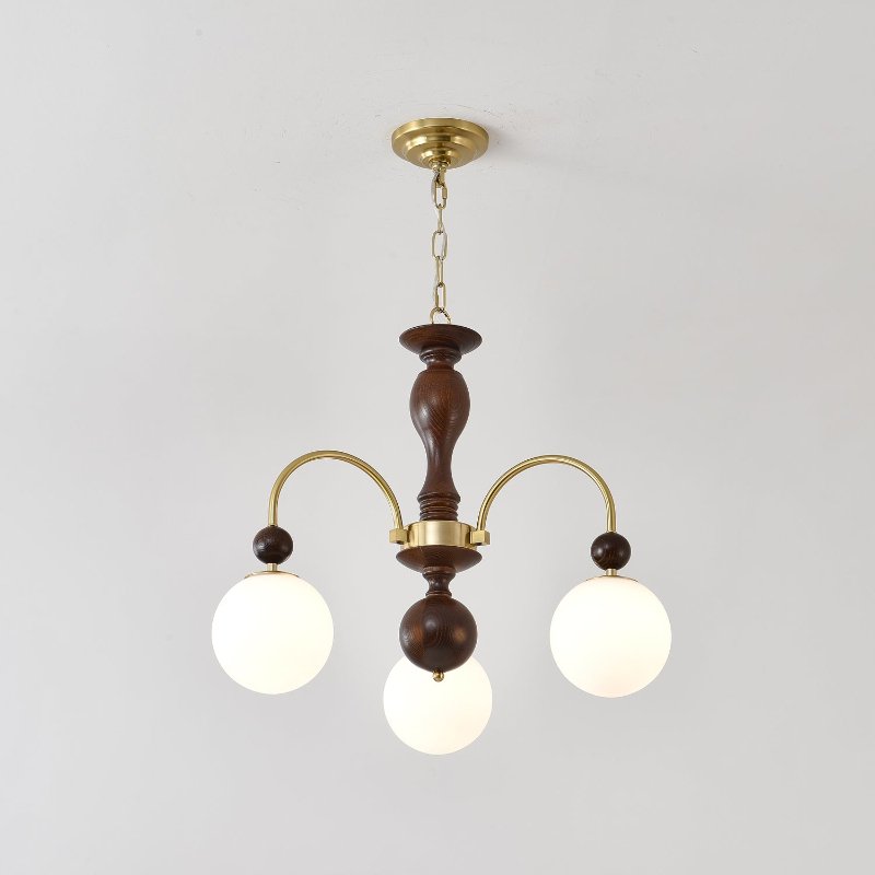 Archway Walnut Color Candelabrum Chandelier