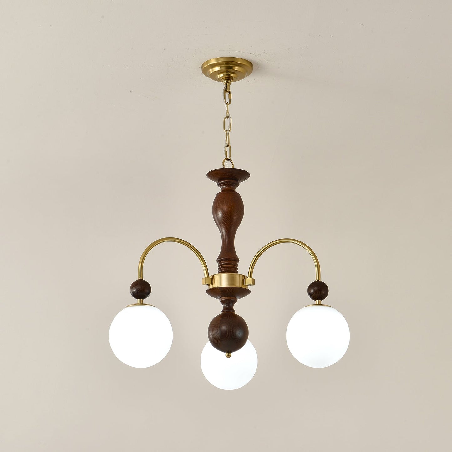 Archway Walnut Color Candelabrum Chandelier