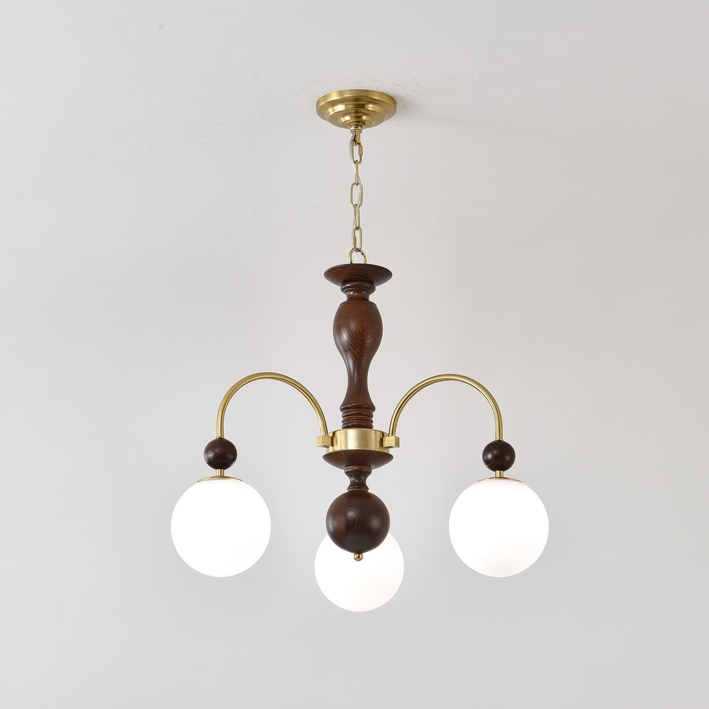 Archway Walnut Color Candelabrum Chandelier