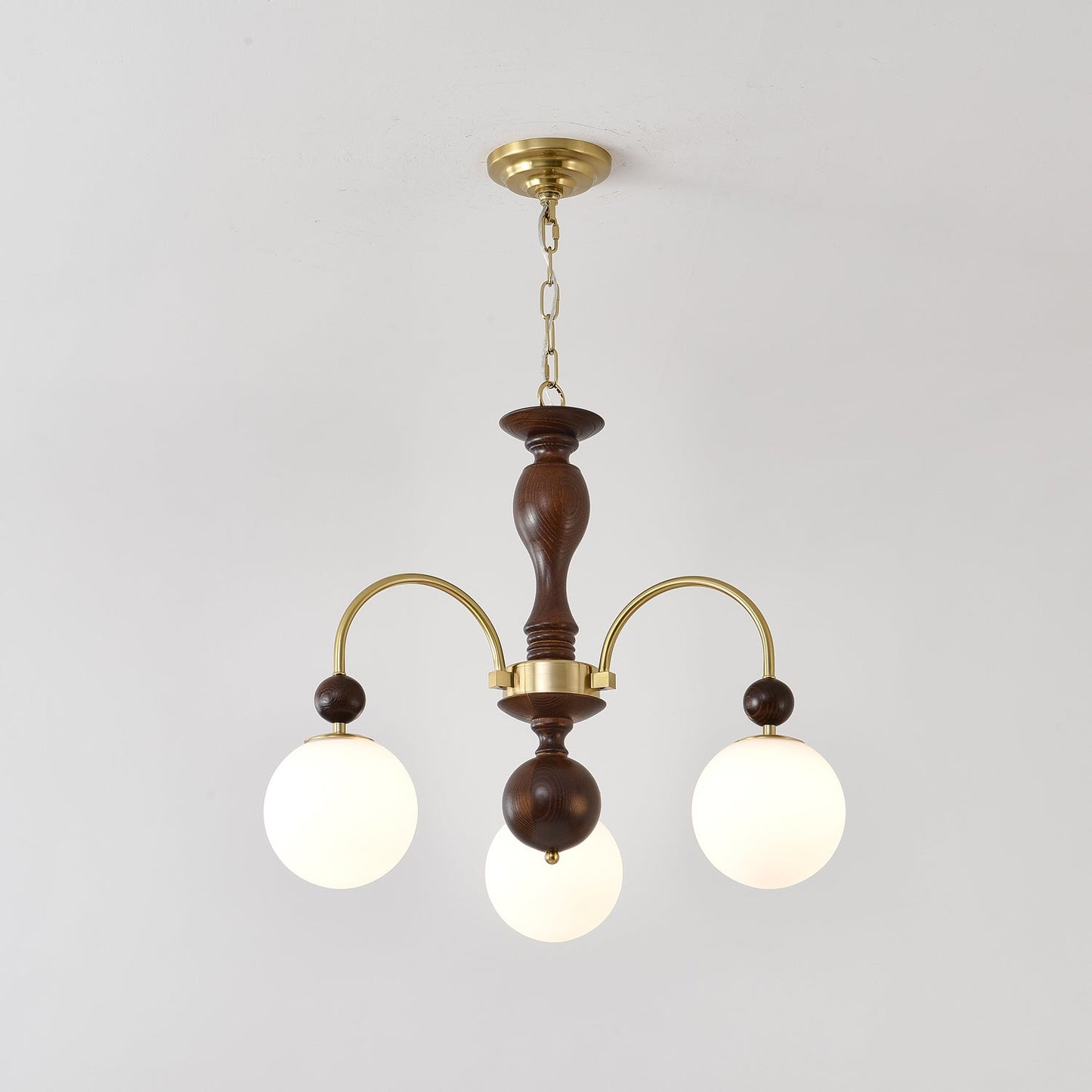 Archway Walnut Color Candelabrum Chandelier