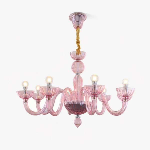 Ares Murano Glass Crown Chandelier