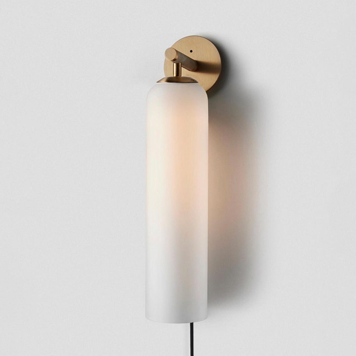 Art Glass Plug-In Wall light Sconce