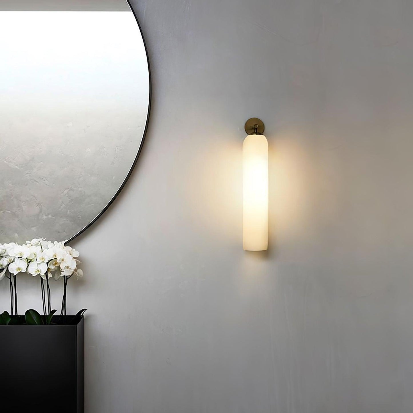 Art Glass Plug-In Wall light Sconce