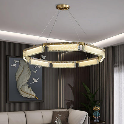 Asner LED Crown Chandelier