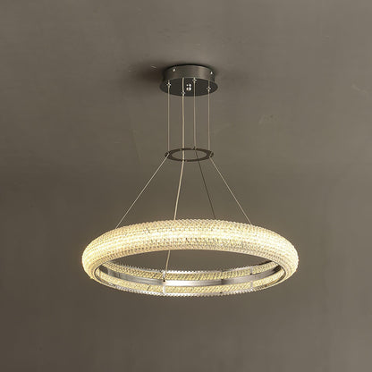 Asscher Ring Pendant light Chandelier