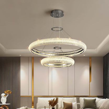 Asscher Ring Pendant light Chandelier