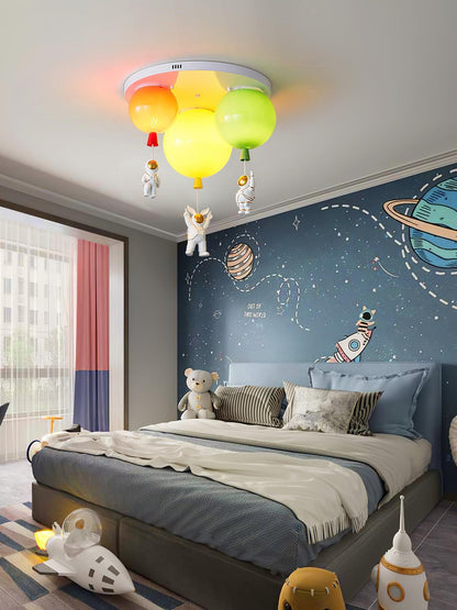 Astronaut Glossy Balloon Overhead light Ceiling Lamp