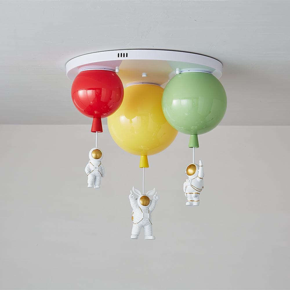 Astronaut Glossy Balloon Overhead light Ceiling Lamp