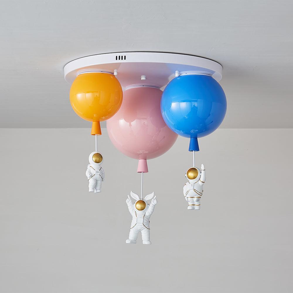 Astronaut Glossy Balloon Overhead light Ceiling Lamp