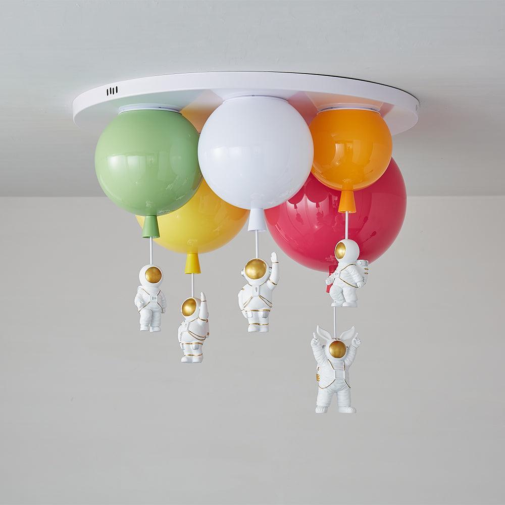 Astronaut Glossy Balloon Overhead light Ceiling Lamp