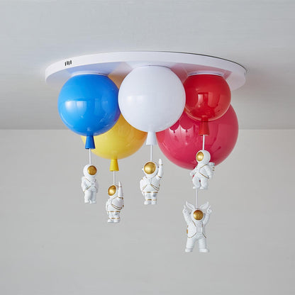 Astronaut Glossy Balloon Overhead light Ceiling Lamp