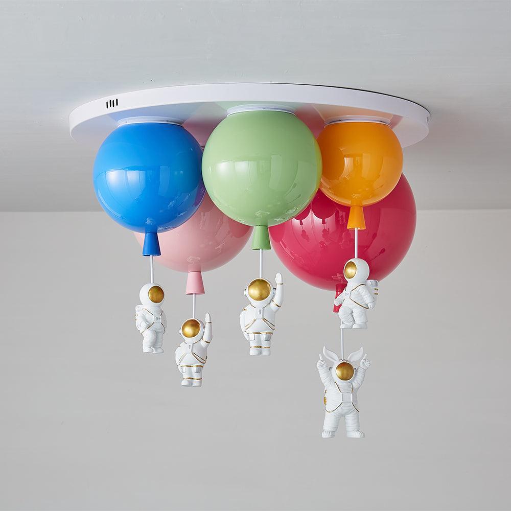 Astronaut Glossy Balloon Overhead light Ceiling Lamp