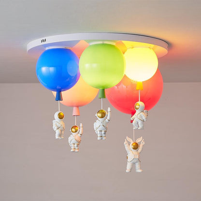 Astronaut Glossy Balloon Overhead light Ceiling Lamp