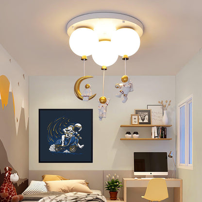 Astronaut Glossy Balloon Overhead light Ceiling Lamp