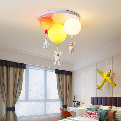 Astronaut Glossy Balloon Overhead light Ceiling Lamp