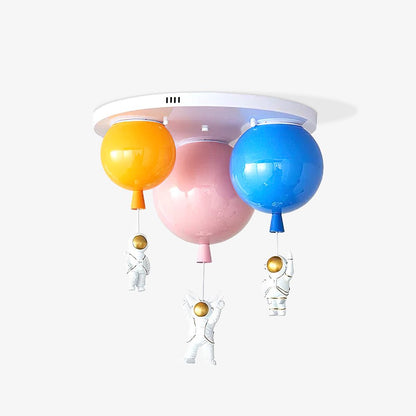 Astronaut Glossy Balloon Overhead light Ceiling Lamp