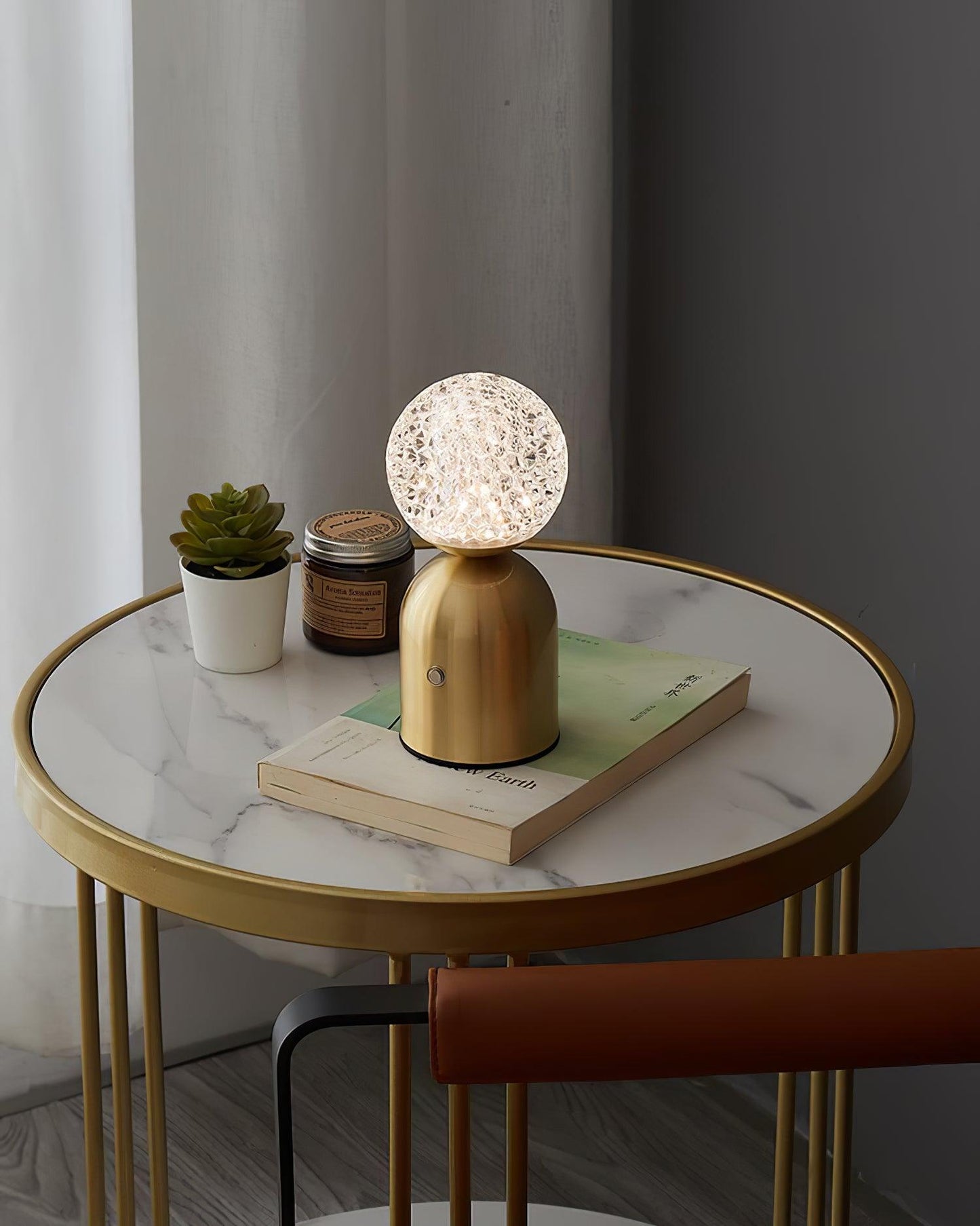 Atlas Built-in Battery Nightstand lamp Table Lamp