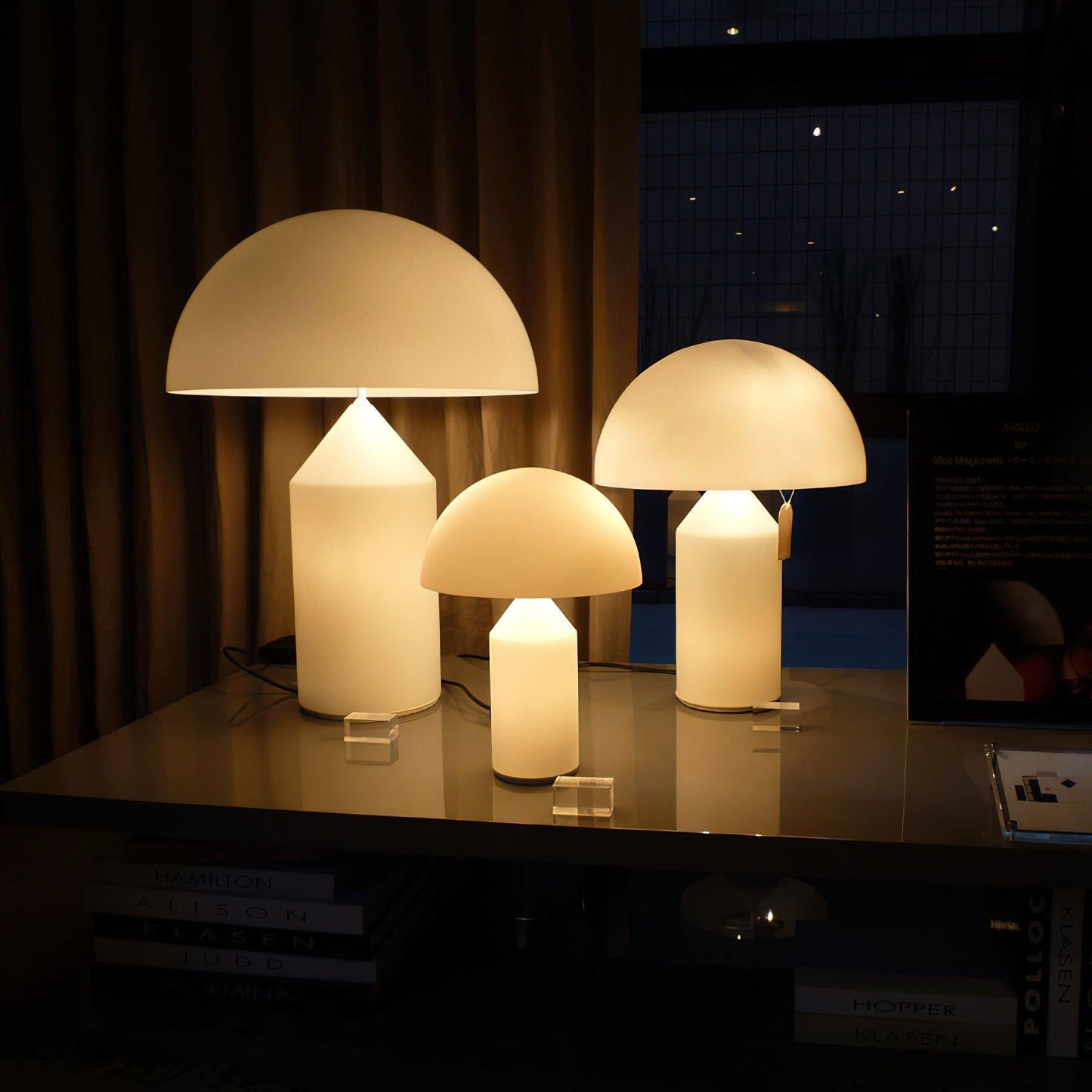 Atollo Glass Work lamp Table Lamp