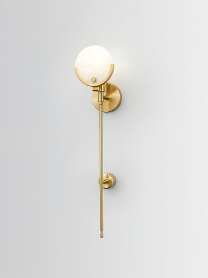 Ava Brass Bracket light Wall Lamp