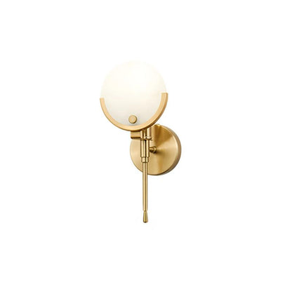 Ava Brass Bracket light Wall Lamp