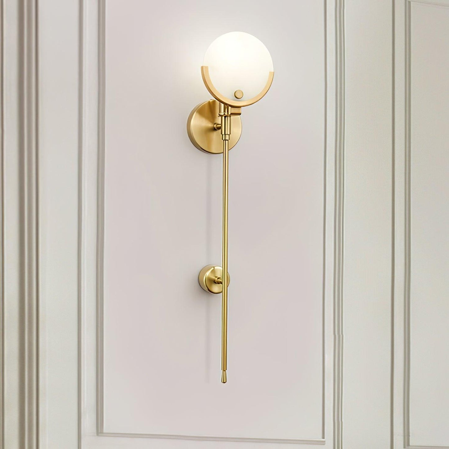 Ava Brass Bracket light Wall Lamp