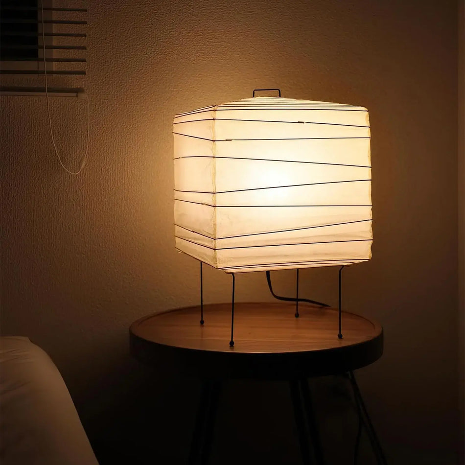 Ayla Cube Nightstand lamp Table Lamp