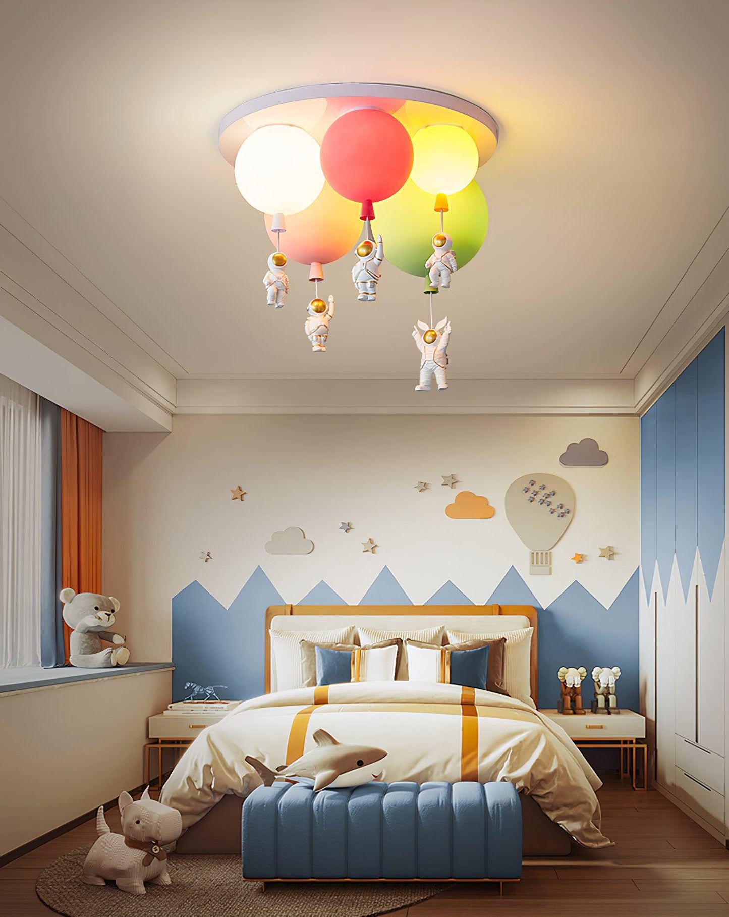 Frosted Balloon Combination Ceiling fixture Ceiling Lamp