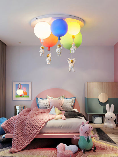 Frosted Balloon Combination Ceiling fixture Ceiling Lamp