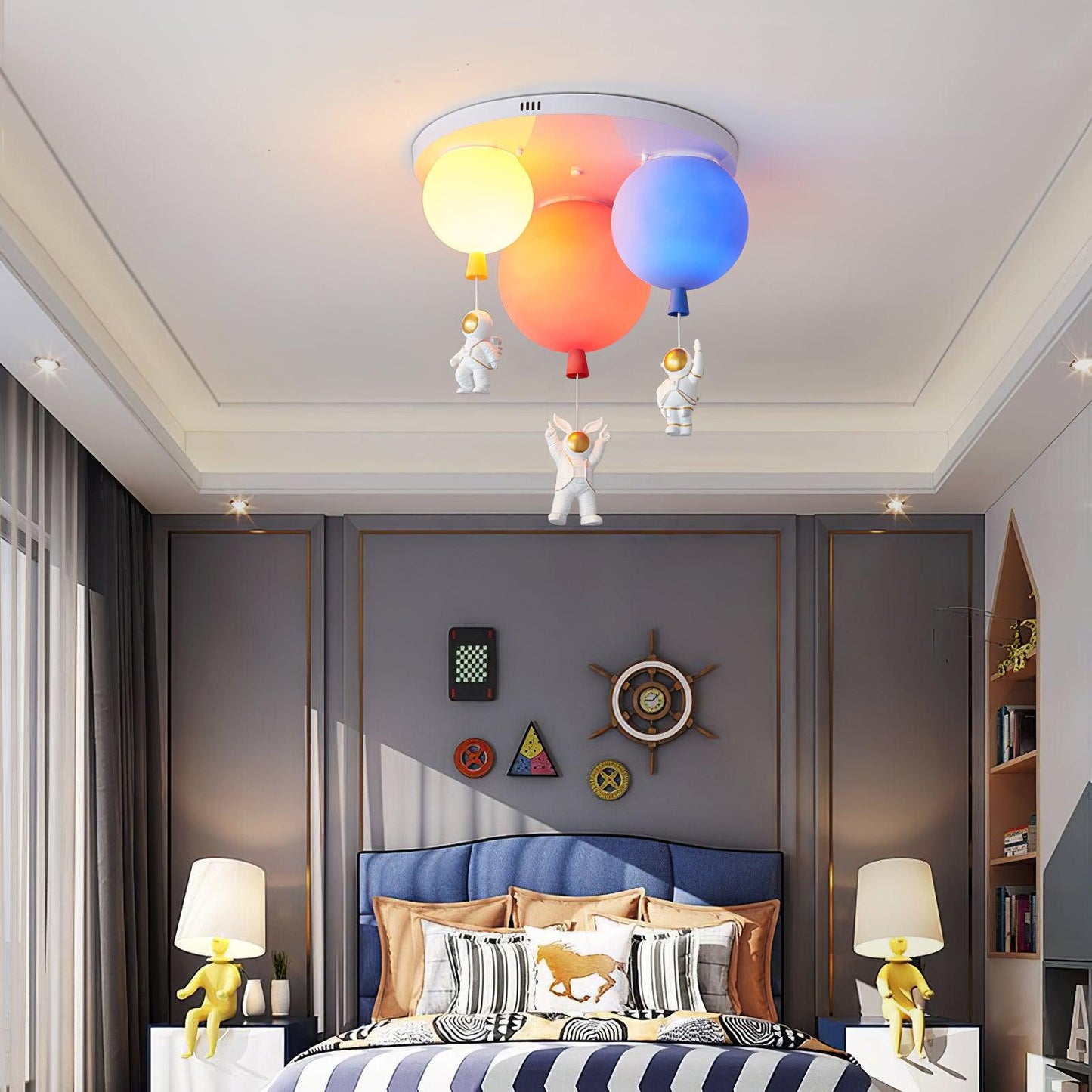 Frosted Balloon Combination Ceiling fixture Ceiling Lamp