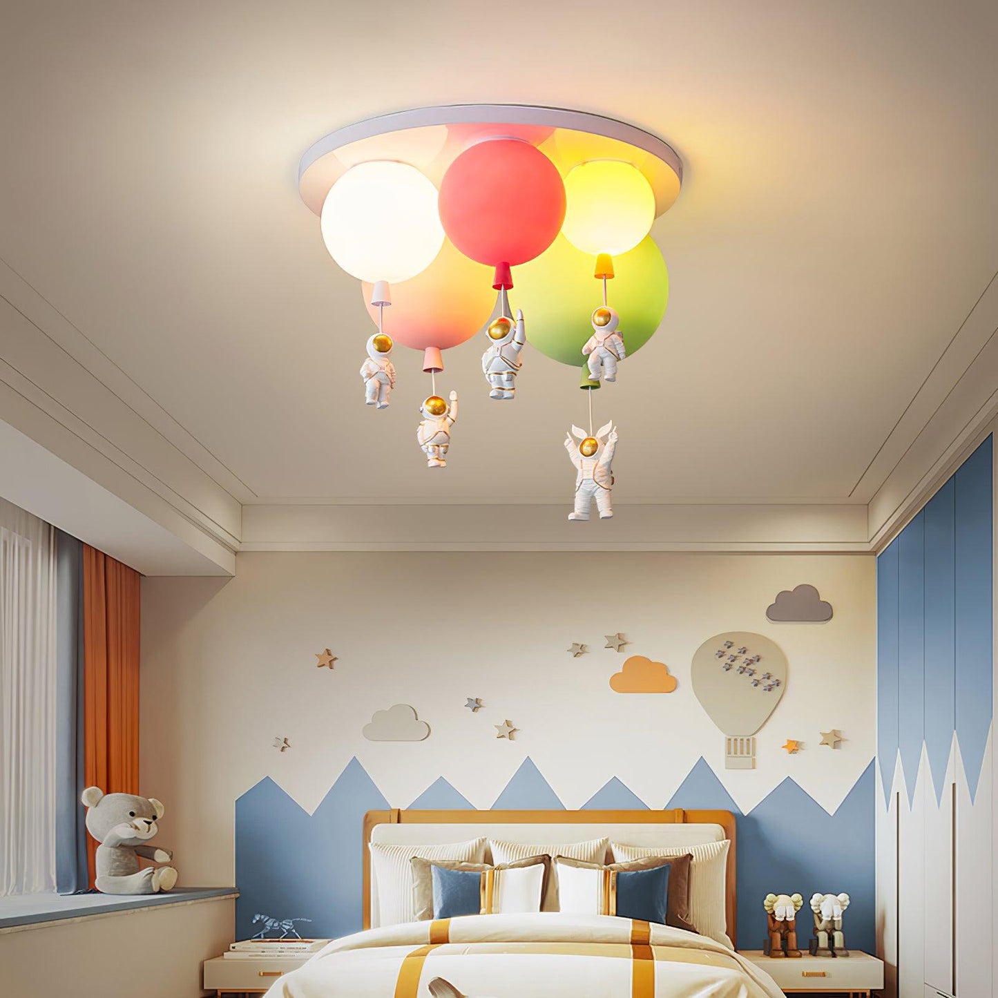 Frosted Balloon Combination Ceiling fixture Ceiling Lamp