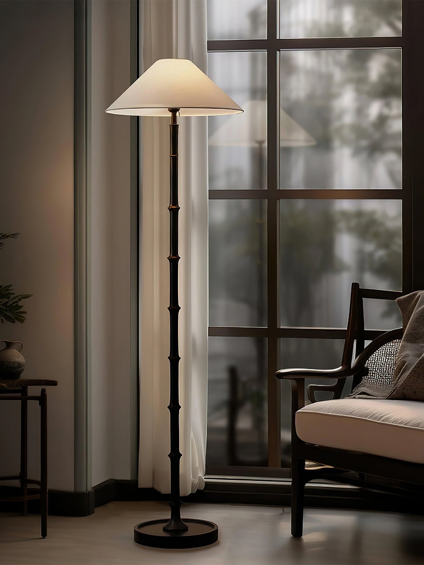 Bamboo Knot Free-standing Lamp Floor Lamp