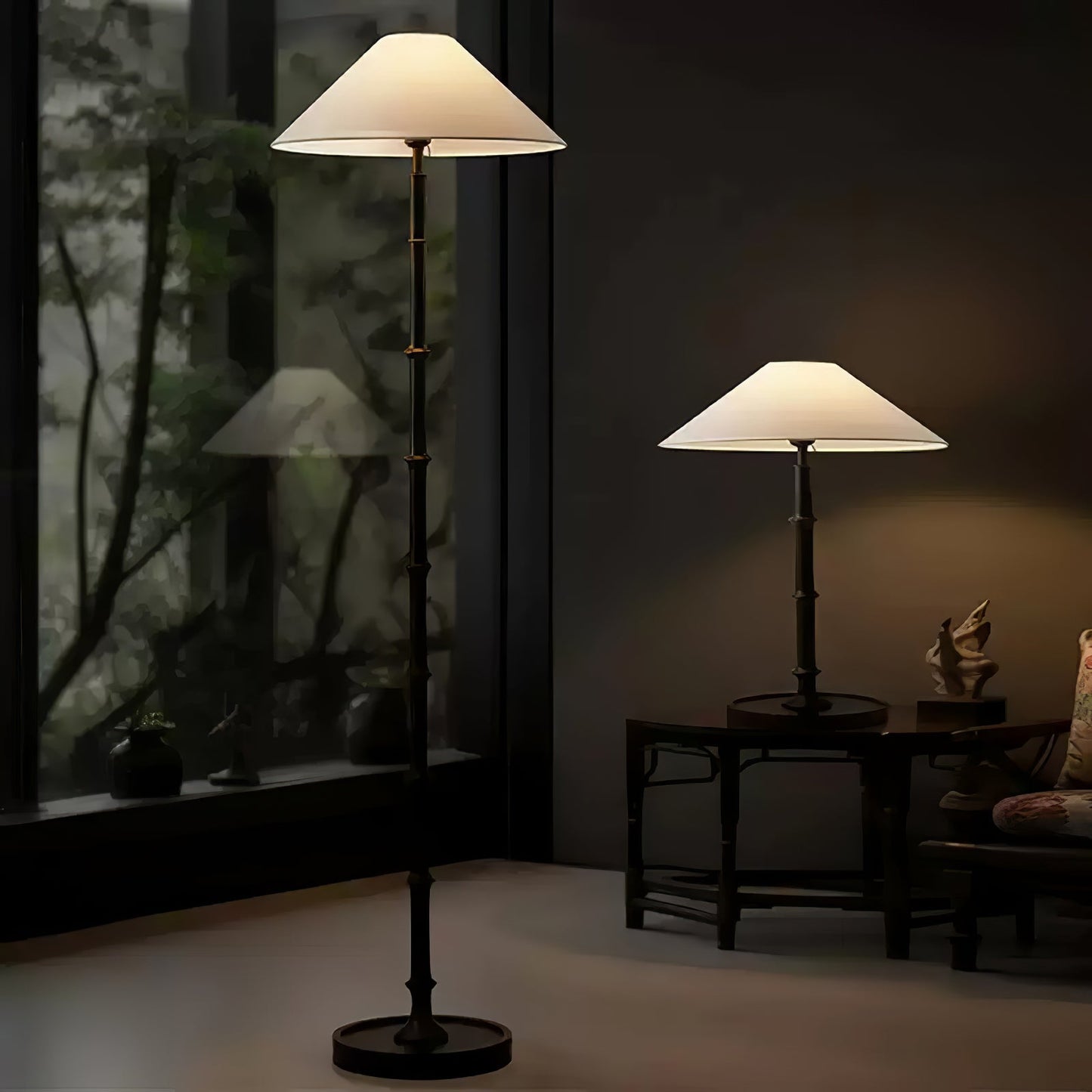 Bamboo Knot Free-standing Lamp Floor Lamp