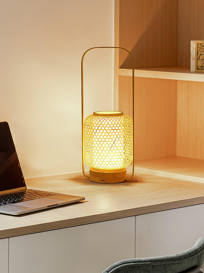 Bamboo Lantern Work lamp Table Lamp