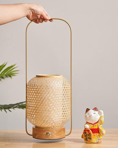 Bamboo Lantern Work lamp Table Lamp