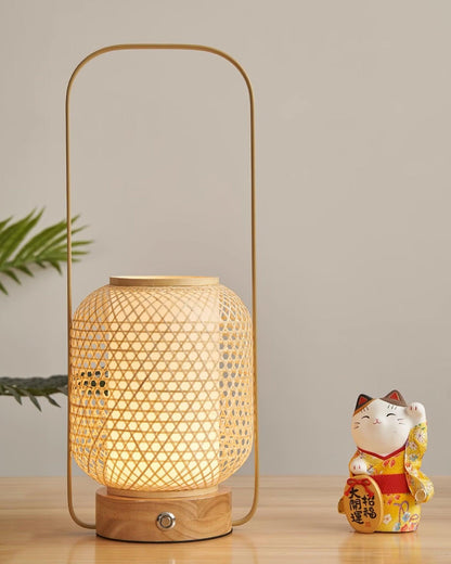 Bamboo Lantern Work lamp Table Lamp