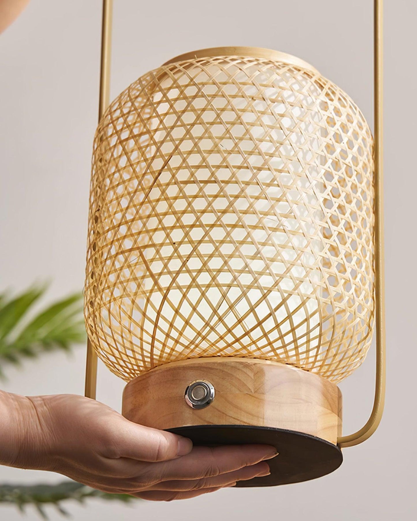 Bamboo Lantern Work lamp Table Lamp